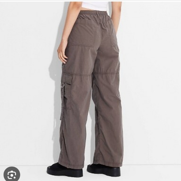 Casual Dark Grey Cargo Pants, Size XXL - Picture 2 of 7